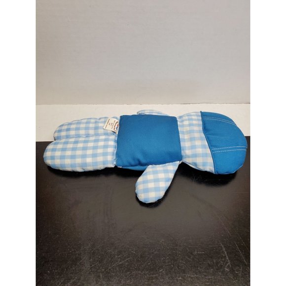 Vintage Fisher Price Toys Blue check Boy Rattle Plush - 11 Inch - Picture 3 of 7